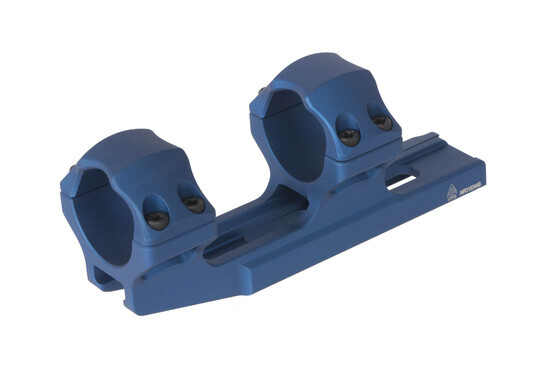 Leaper UTG Blue ACCU-SYNC 30mm medium height scope mount places the center line at 1.3 inches